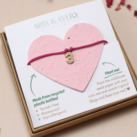 Birthday Bracelet - 100% Recycled Plastic Bottles