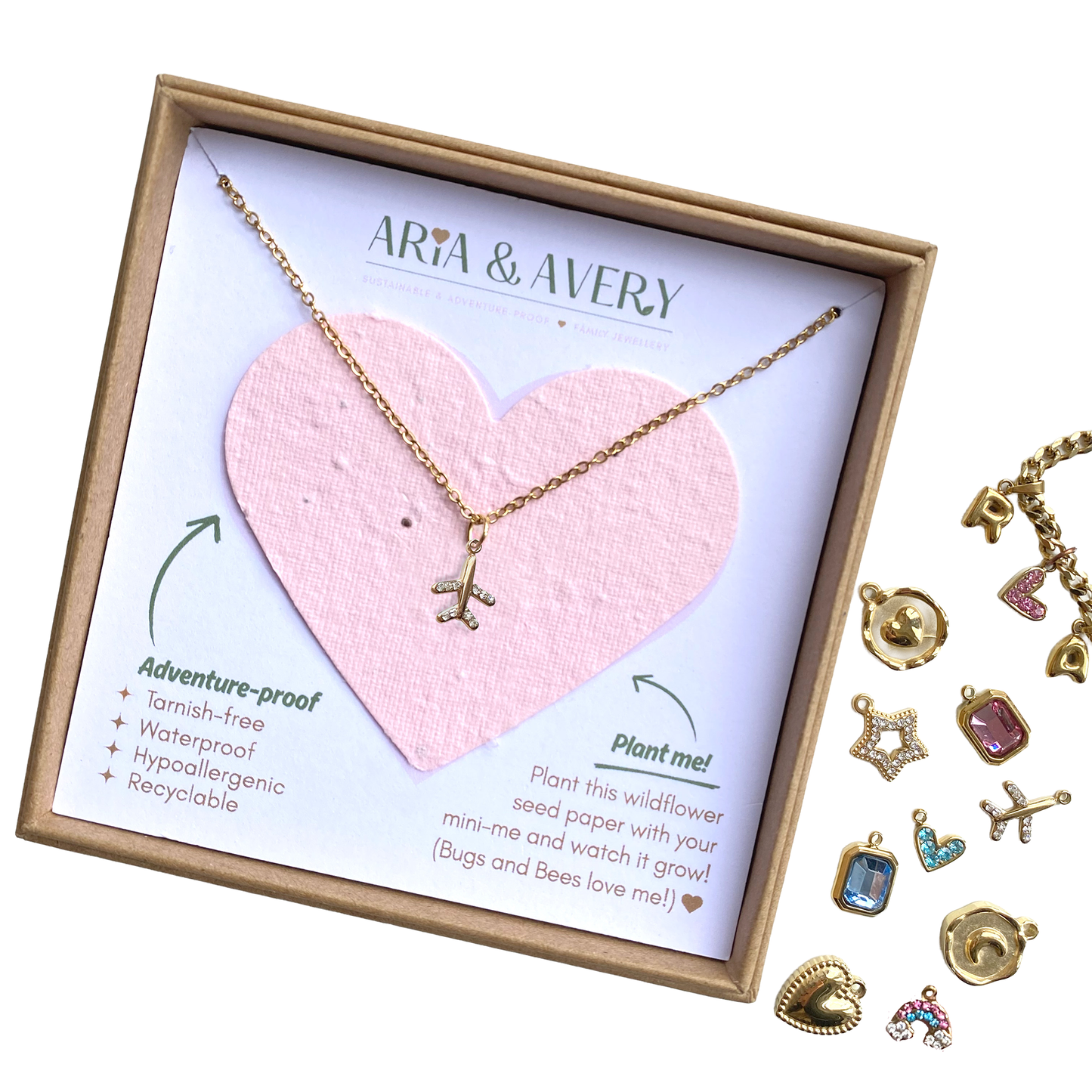 Child's 'Little Flyer' Aeroplane Necklace